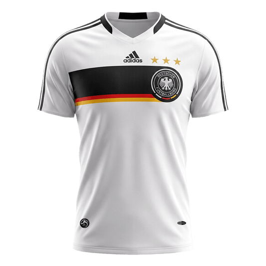 Germany 2008 Koti Retro-pelipaita Miesten