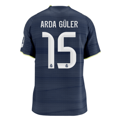 Real Madrid 2025/26 Vieras Pelipaita (Player Version) Miesten ARDA GÜLER #15 [PREMIUM]