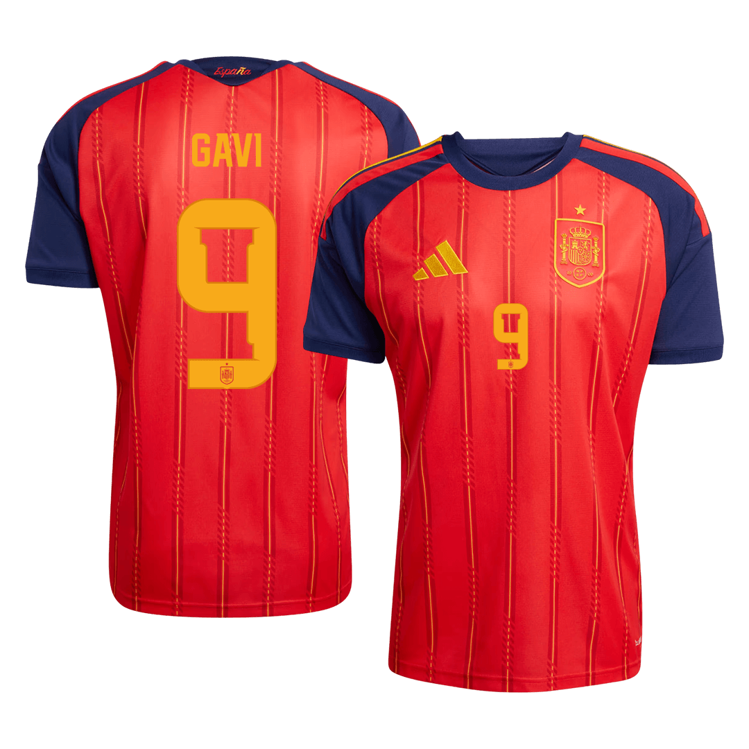 Spain World Cup 2026 Koti Pelipaita Miesten GAVI #9 [PREMIUM]