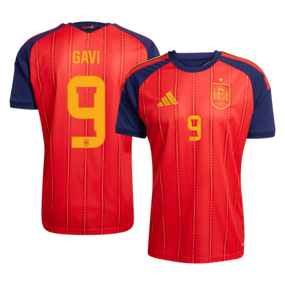 Spain World Cup 2026 Koti Pelipaita Miesten GAVI #9 [PREMIUM]