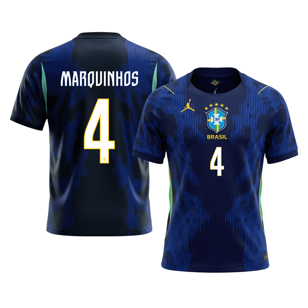Brazil World Cup 2026 Vieras Pelipaita Miesten MARQUINHOS #4