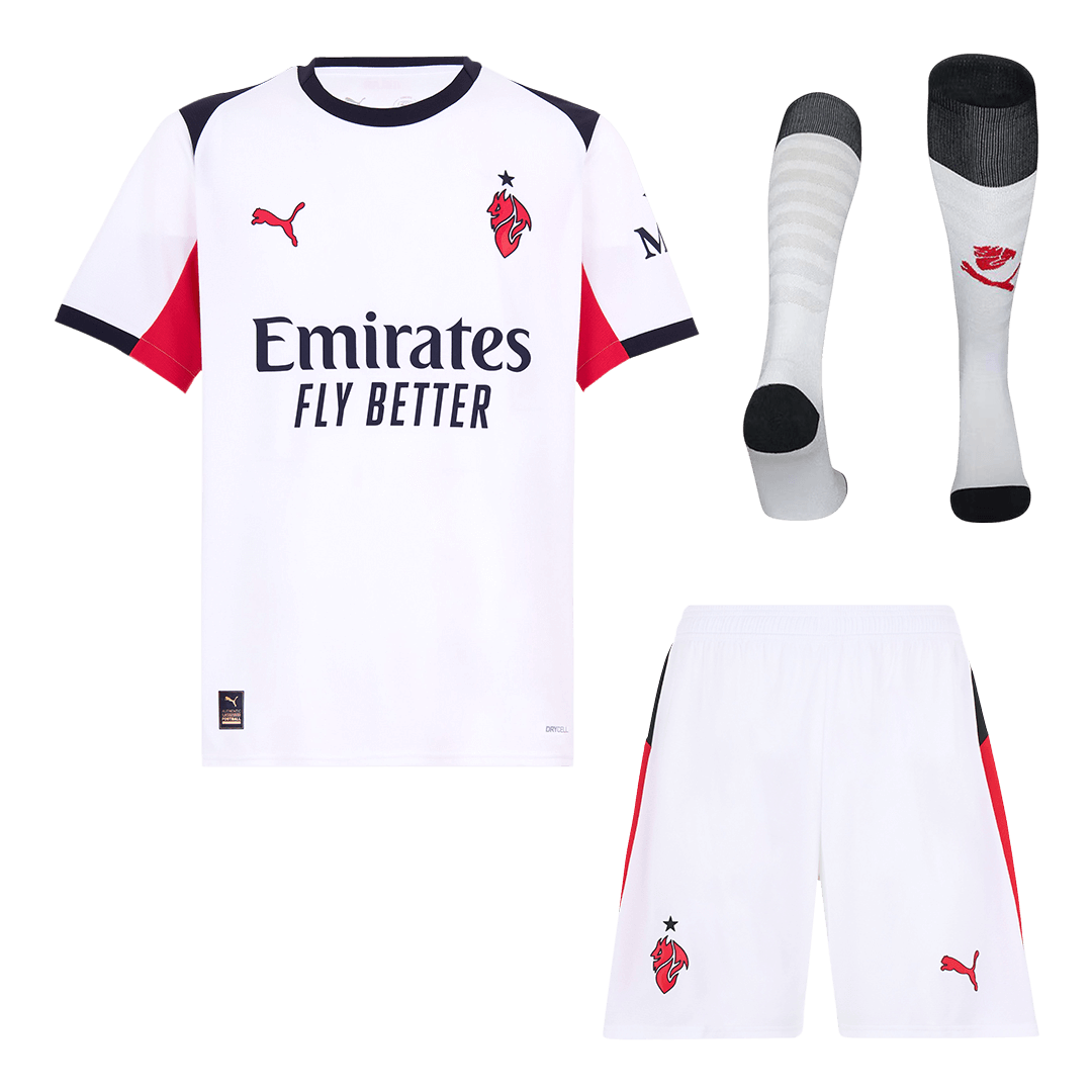 AC Milan 2025/26 Vieras Täydellinen peliasu Miesten