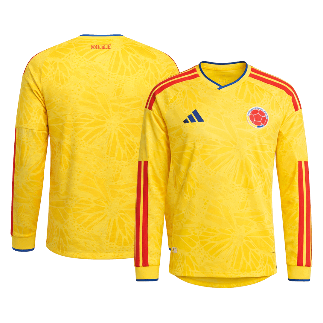 Colombia World Cup 2026 Koti Pitkähihainen pelipaita Miesten