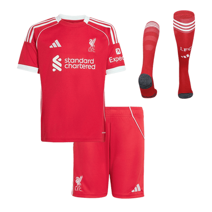 Liverpool 2025/26 Koti Lasten täydellinen peliasu