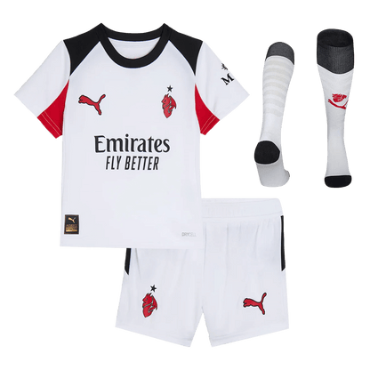 AC Milan 2025/26 Vieras Lasten täydellinen peliasu