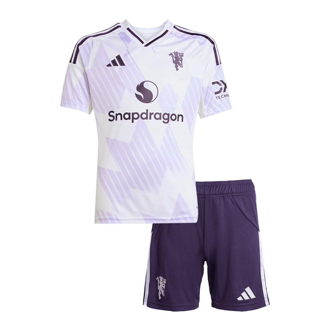 Manchester United 2025/26 Vieras Pelipaitasetti Lasten