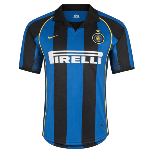 Inter Milan 2001/02 Koti Retro-pelipaita Miesten