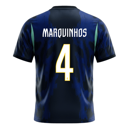 Brazil World Cup 2026 Vieras Pelipaita Miesten MARQUINHOS #4