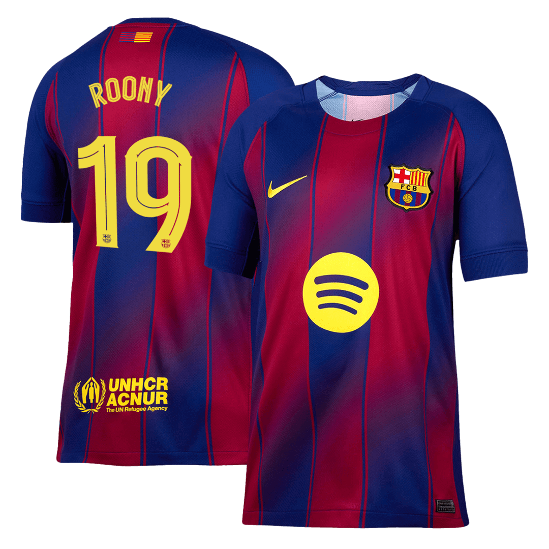 Barcelona 2025/26 UCL Koti Pelipaita Miesten ROONY #19