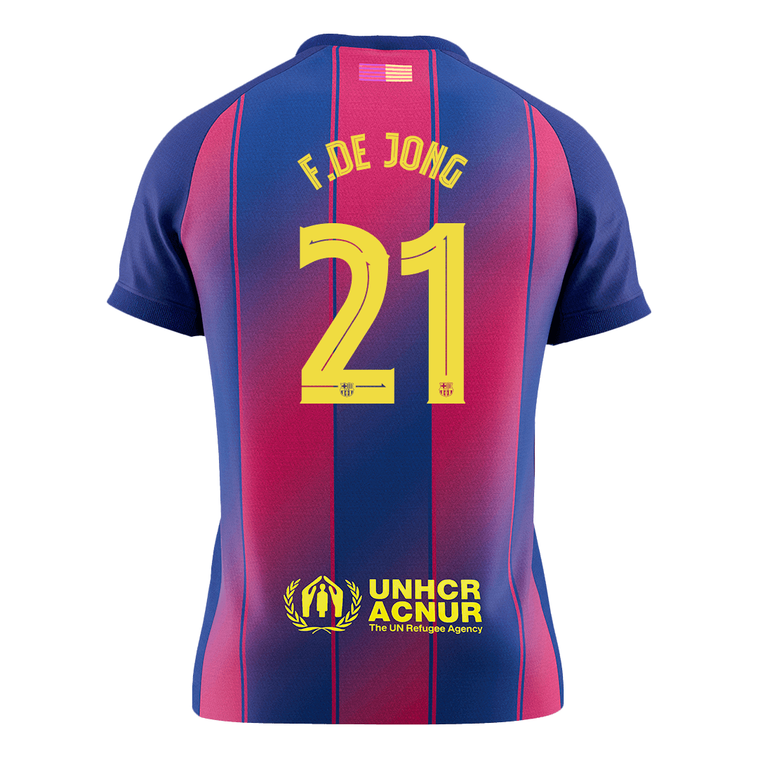 Barcelona 2025/26 UCL Koti Pelipaita Miesten F.DE JONG #21