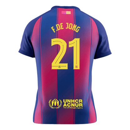 Barcelona 2025/26 UCL Koti Pelipaita Miesten F.DE JONG #21