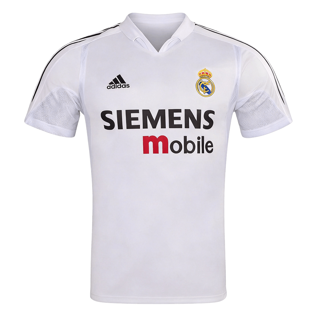Real Madrid 2004/05 Koti Retro-pelipaita Miesten