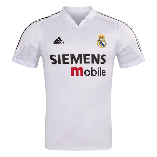 Real Madrid 2004/05 Koti Retro-pelipaita Miesten