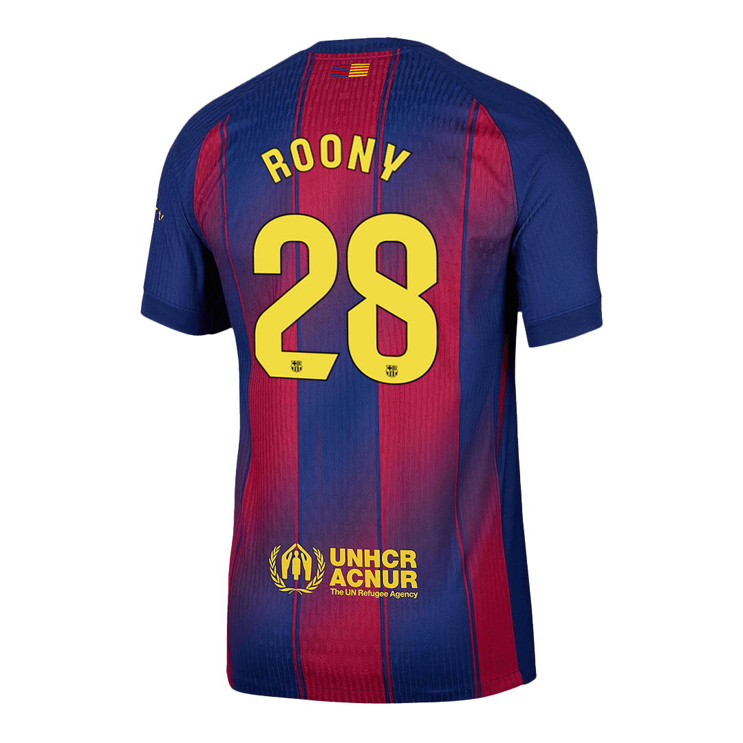 Barcelona 2025/26 Koti Pelipaita (Player Version) Miesten ROONY #28