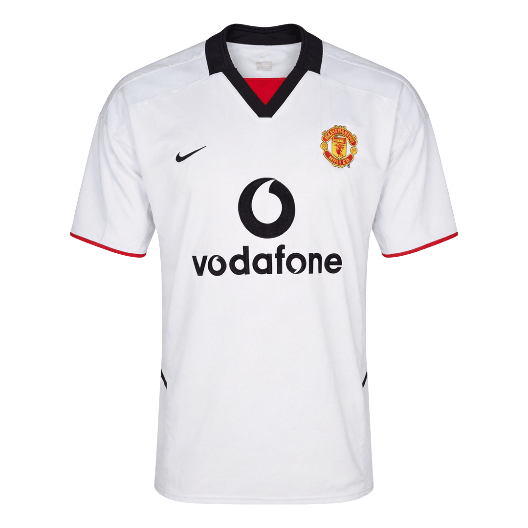 Manchester United 2002/03 Vieras Retro-pelipaita Miesten