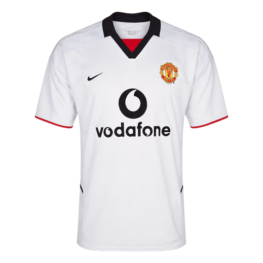 Manchester United 2002/03 Vieras Retro-pelipaita Miesten
