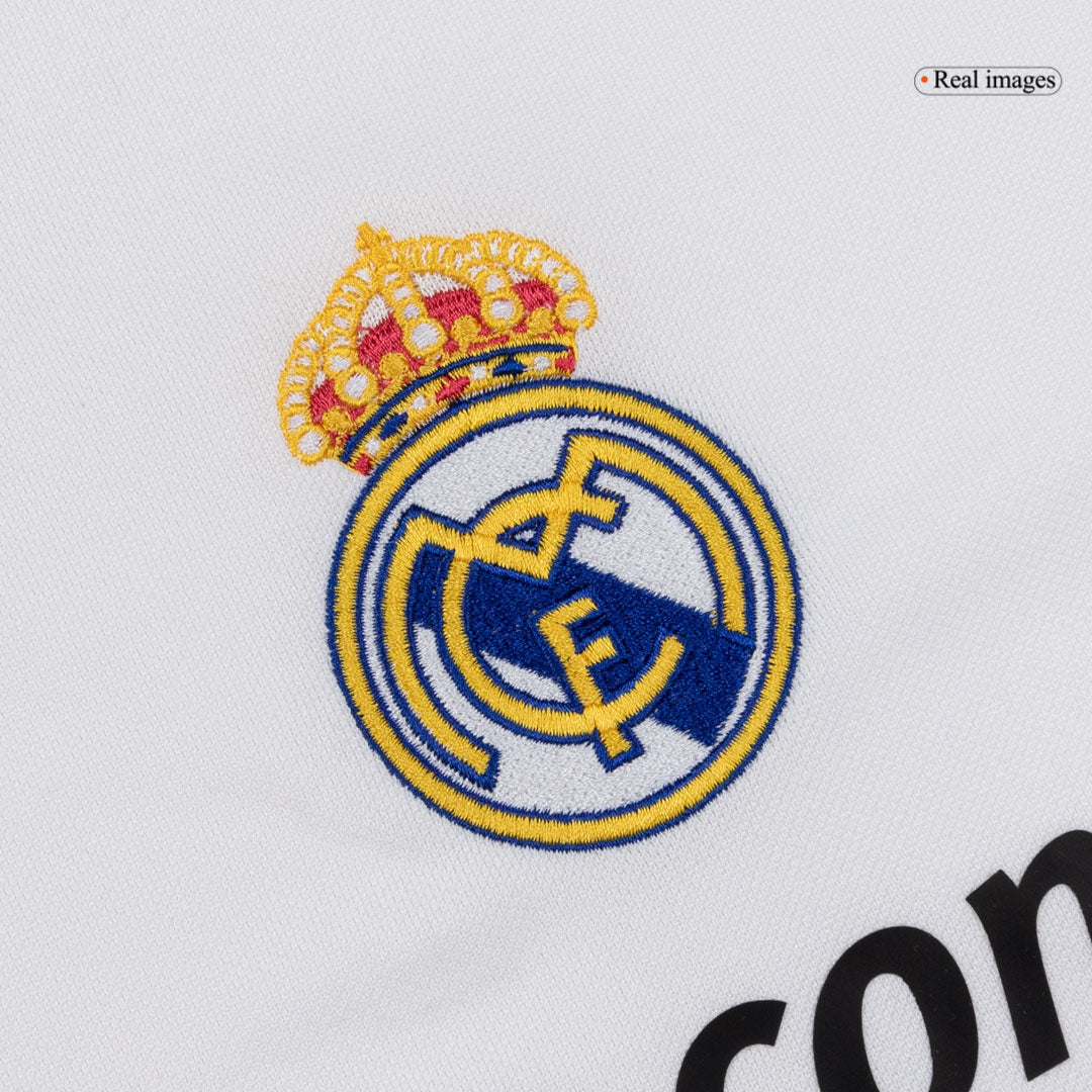 Real Madrid 2008/09 Koti Retro-pelipaita Miesten