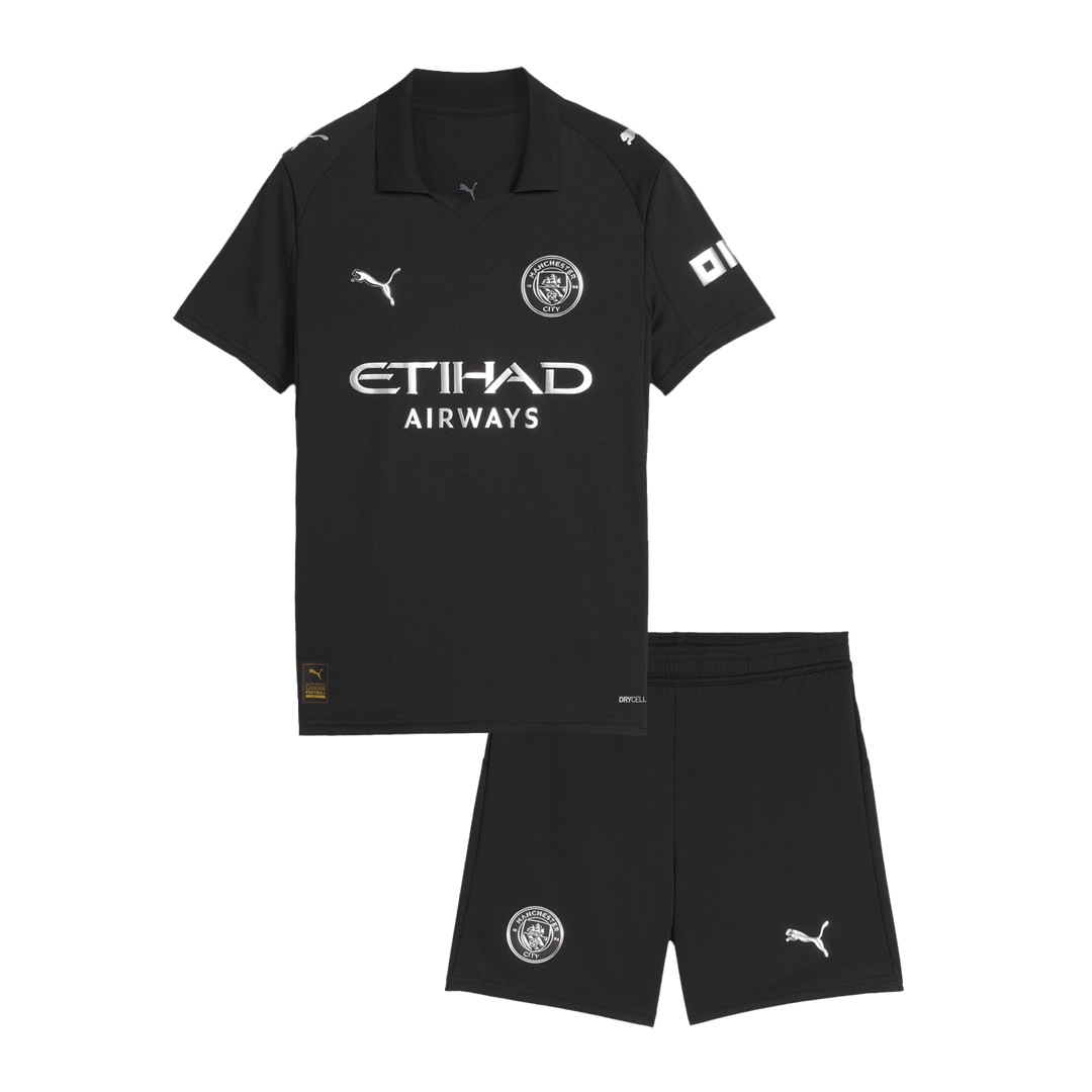 Manchester City 2025/26 Vieras Pelipaitasetti Lasten