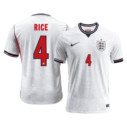 England World Cup 2026 Koti Pelipaita (Player Version) Miesten RICE #4