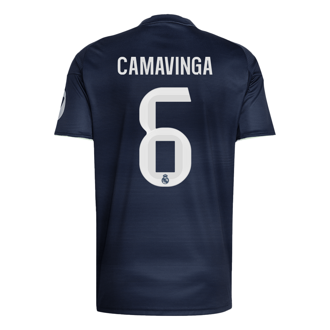 Real Madrid 2025/26 Vieras Pelipaita Miesten CAMAVINGA #6 [PREMIUM]