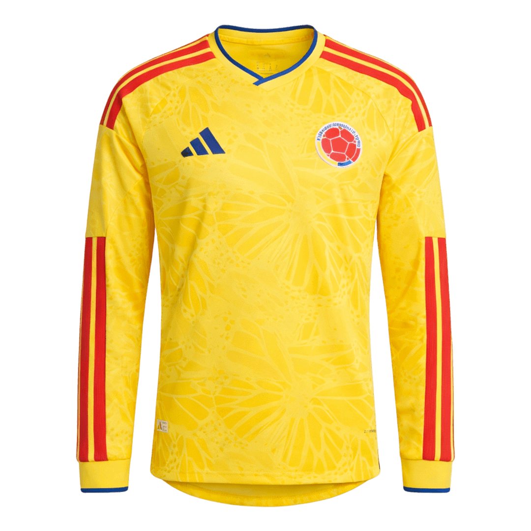 Colombia World Cup 2026 Koti Pitkähihainen pelipaita Miesten