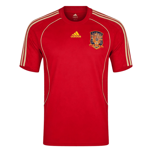 Spain 2008 Koti Retro-pelipaita Miesten
