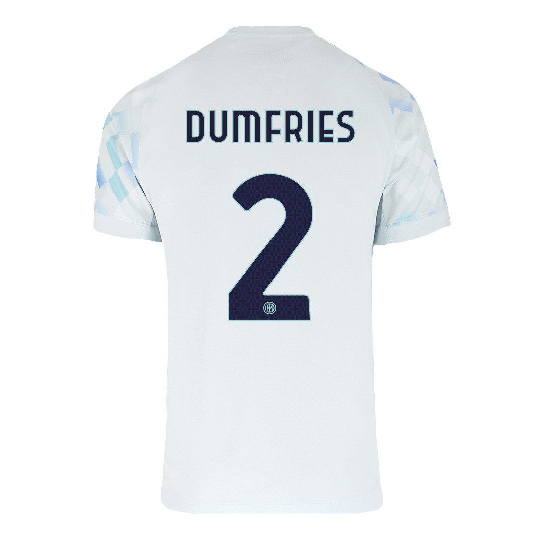 Inter Milan 2025/26 Vieras Pelipaita Miesten DUMFRIES #2