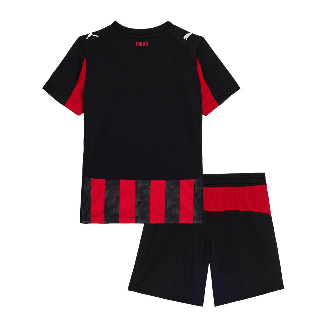 AC Milan 2025/26 Koti Pelipaitasetti Lasten