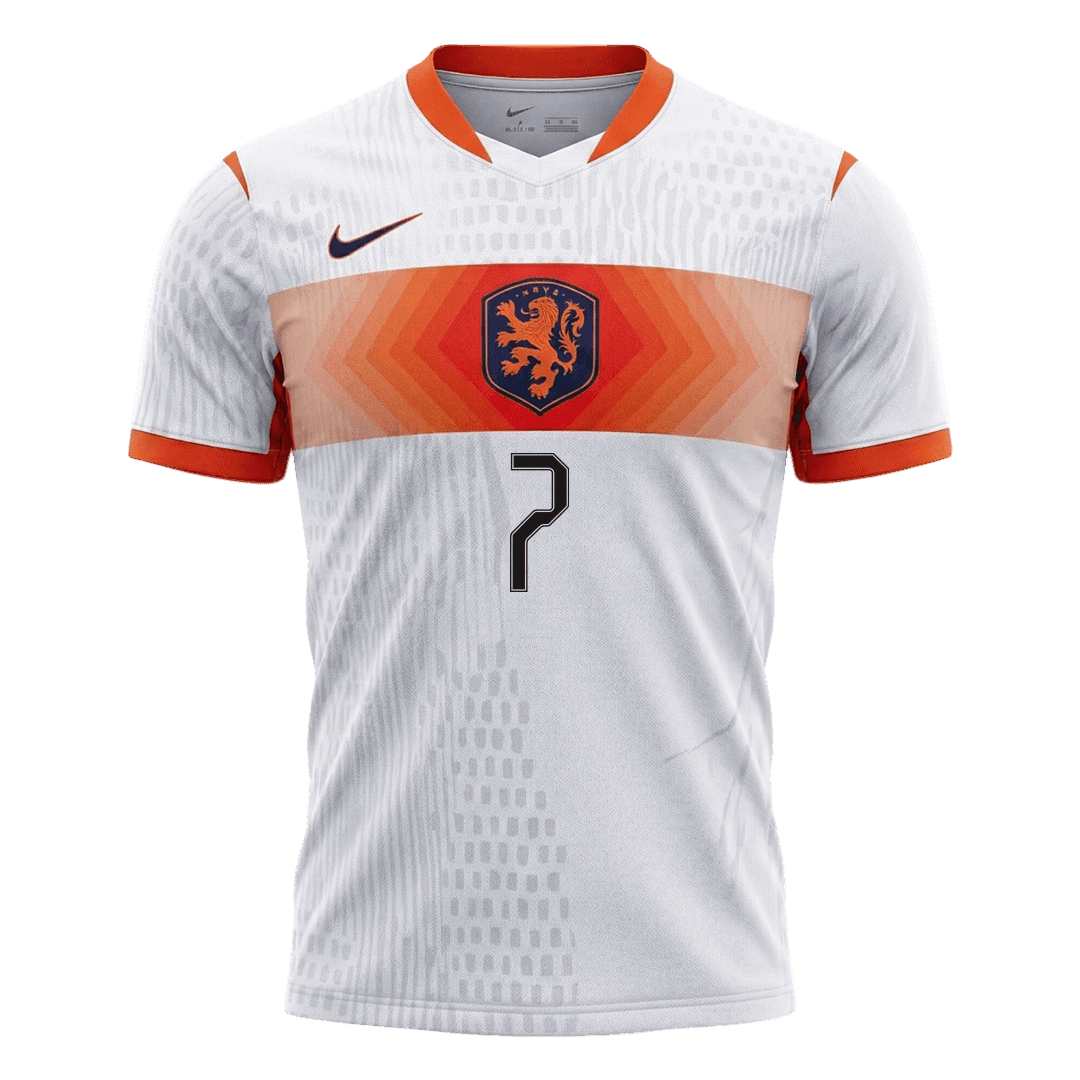 Netherlands World Cup 2026 Vieras Pelipaita (Player Version) Miesten XAVI #7