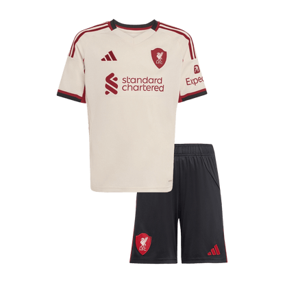 Liverpool 2025/26 Vieras Pelipaitasetti Lasten