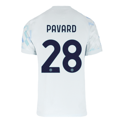 Inter Milan 2025/26 Vieras Pelipaita Miesten PAVARD #28