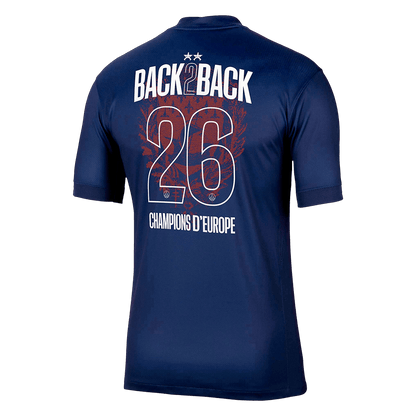 PSG 2025/26 Koti Pelipaita Miesten Champions of Europe #26 [PREMIUM]