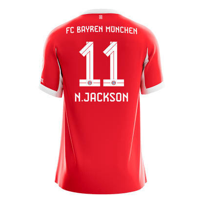 Bayern Munich 2025/26 Koti Pelipaita Miesten N.JACKSON #11 [PREMIUM]