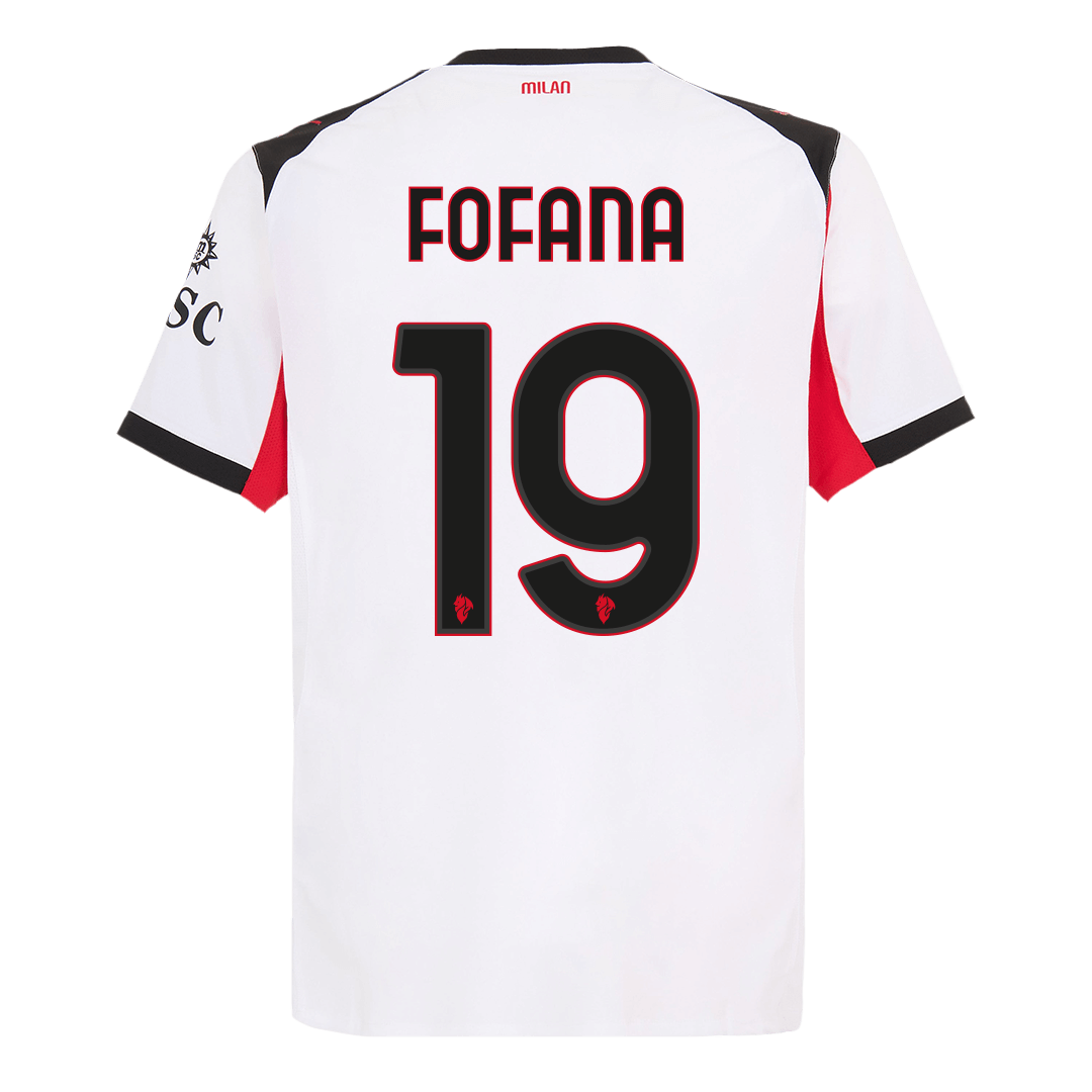 AC Milan 2025/26 Vieras Pelipaita (Player Version) Miesten FOFANA #19