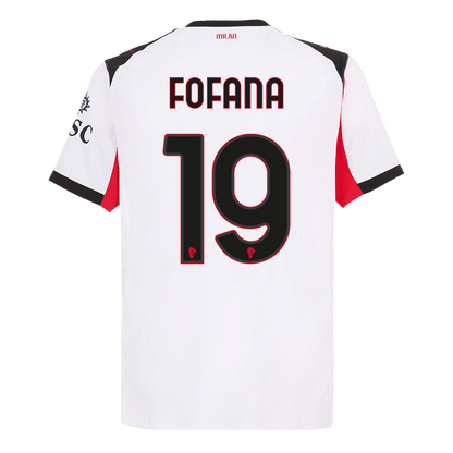 AC Milan 2025/26 Vieras Pelipaita (Player Version) Miesten FOFANA #19