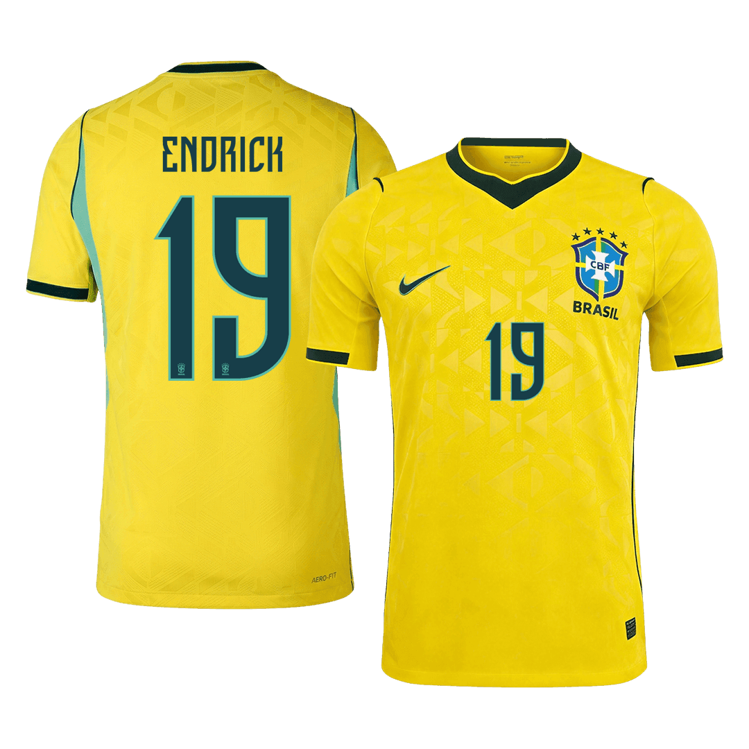 Brazil World Cup 2026 Koti Pelipaita (Player Version) Miesten ENDRICK #19