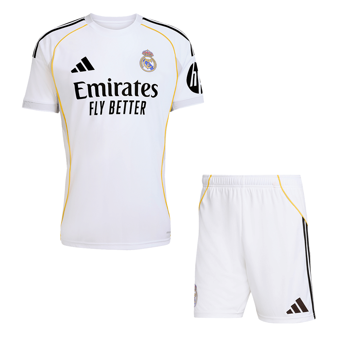 Real Madrid 2025/26 Koti Pelipaitasetti Miesten [PREMIUM]