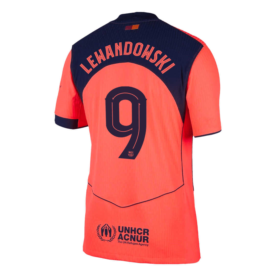 Barcelona 2025/26 UCL Kolmas Pelipaita (Player Version) Miesten LEWANDOWSKI #9