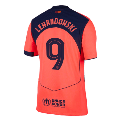 Barcelona 2025/26 UCL Kolmas Pelipaita (Player Version) Miesten LEWANDOWSKI #9
