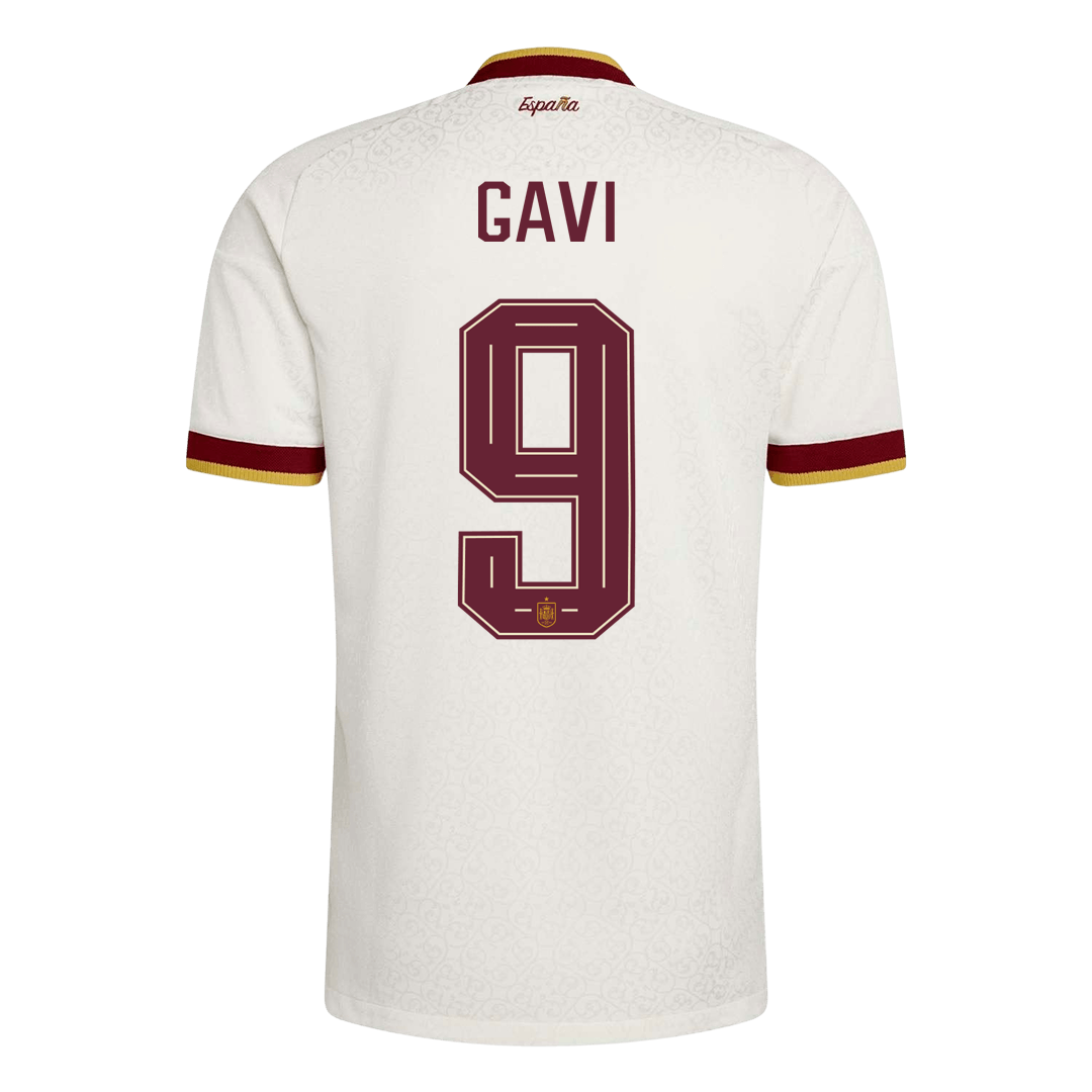 Spain World Cup 2026 Vieras Pelipaita (Player Version) Miesten GAVI #9