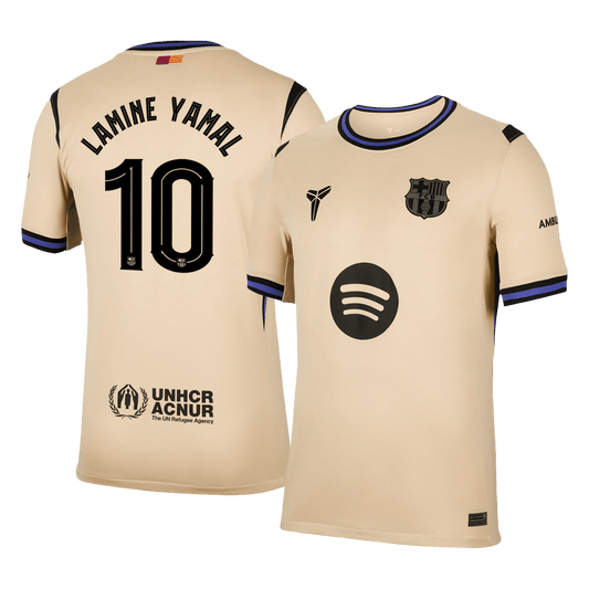 Barcelona 2025/26 UCL Vieras Pelipaita Miesten LAMINE YAMAL #10