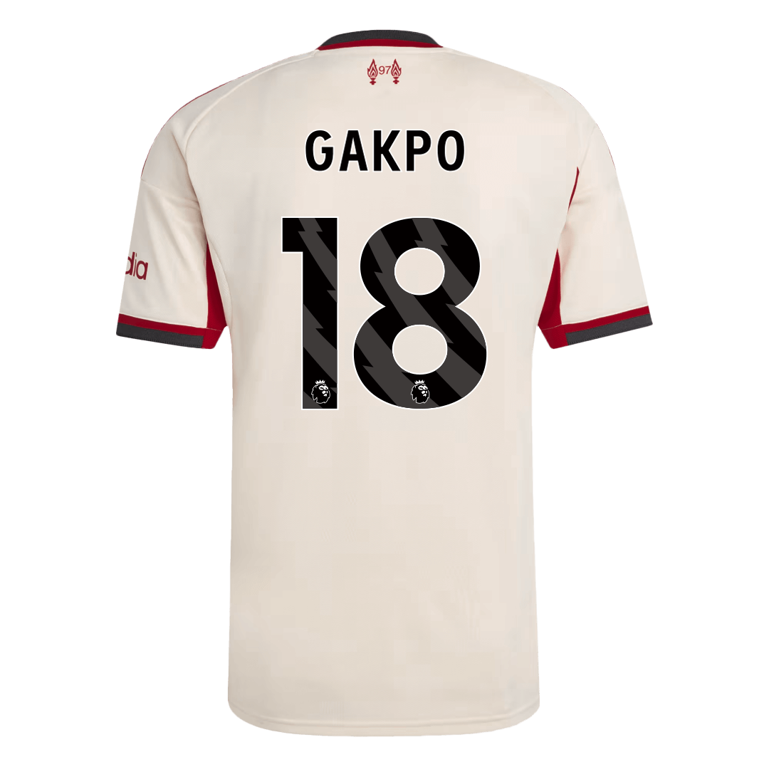 Liverpool 2025/26 Vieras Pelipaita Miesten GAKPO #18
