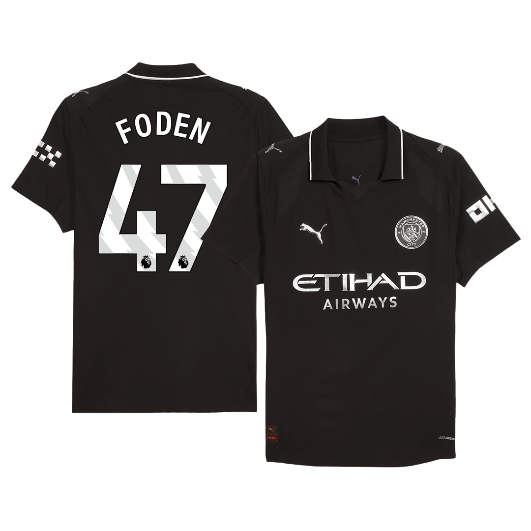 Manchester City 2025/26 Vieras Pelipaita (Player Version) Miesten FODEN #47