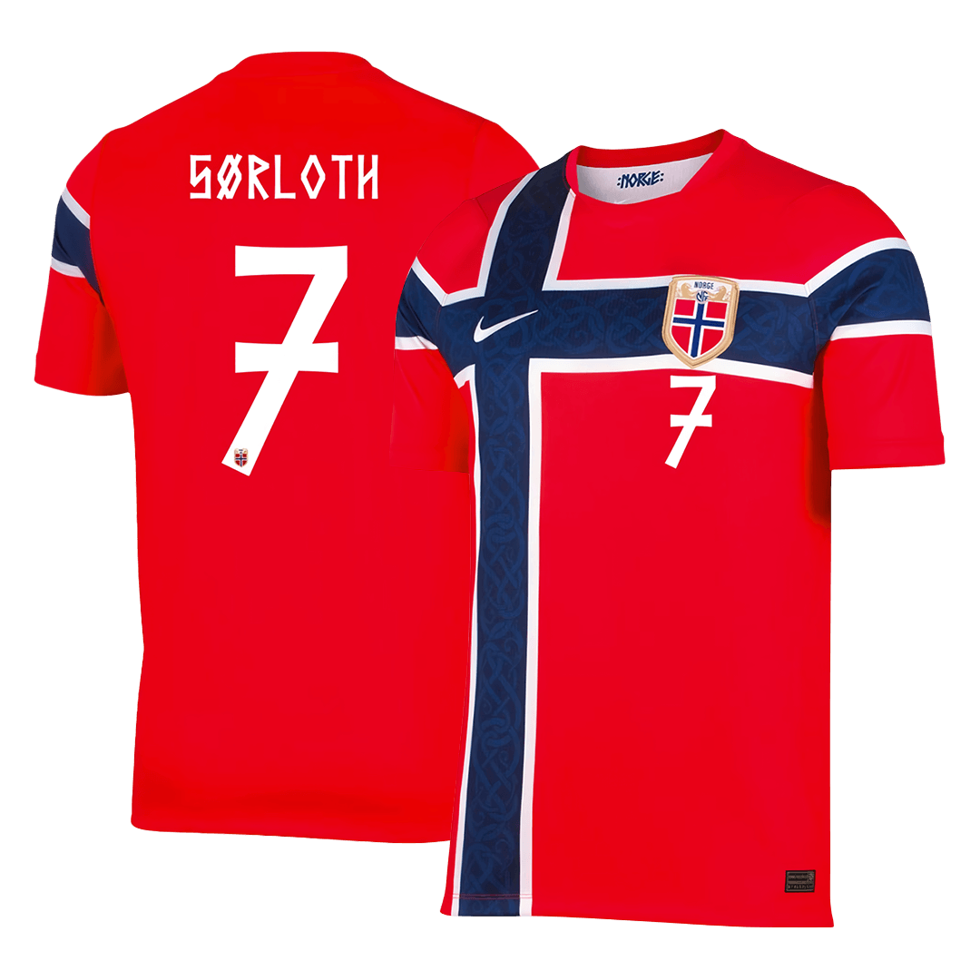 Norway World Cup 2026 Koti Pelipaita Miesten SØRLOTH #7