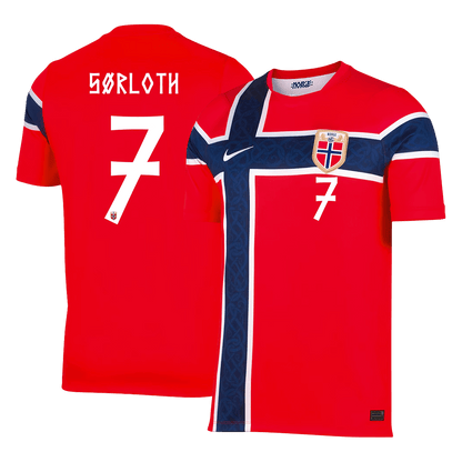 Norway World Cup 2026 Koti Pelipaita Miesten SØRLOTH #7