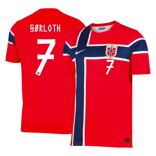 Norway World Cup 2026 Koti Pelipaita Miesten SØRLOTH #7