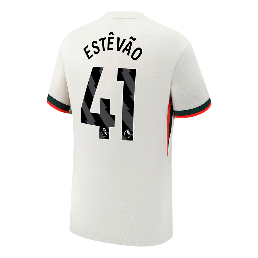 Chelsea 2025/26 Vieras Pelipaita Miesten ESTÊVÃO #41