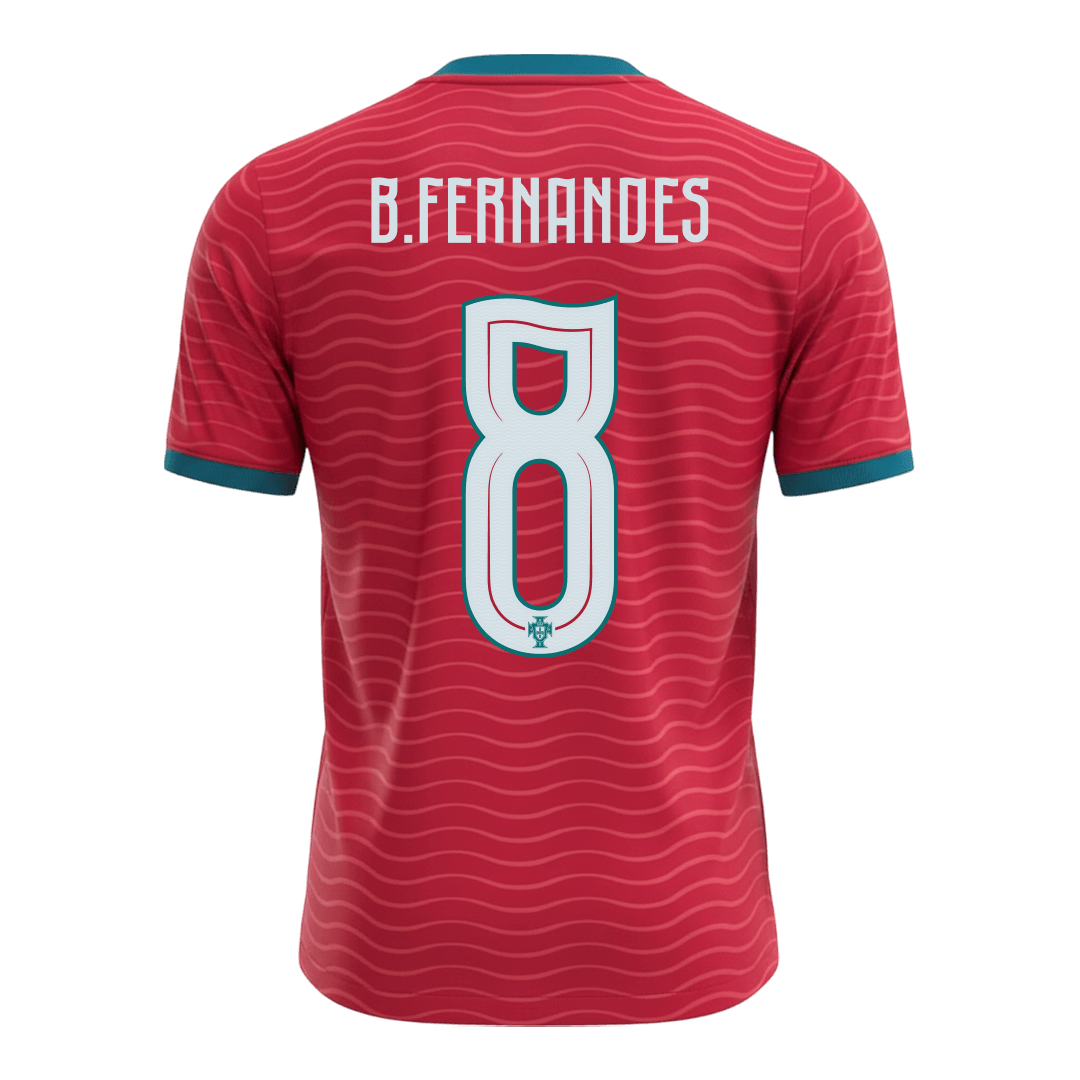 Portugal World Cup 2026 Koti Pelipaita Miesten B.FERNANDES #8 [PREMIUM]