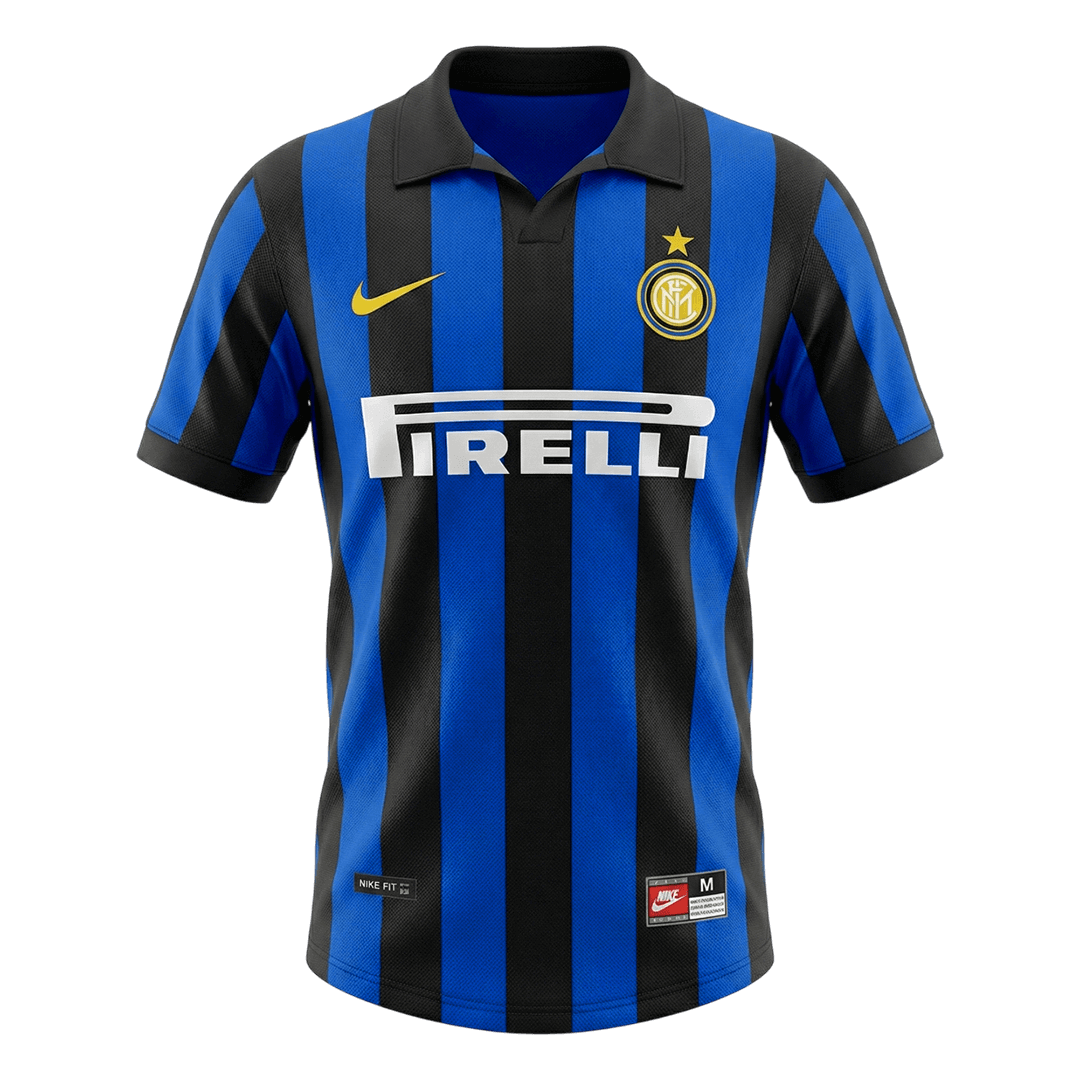 Inter Milan 1998/99 Koti Retro-pelipaita Miesten