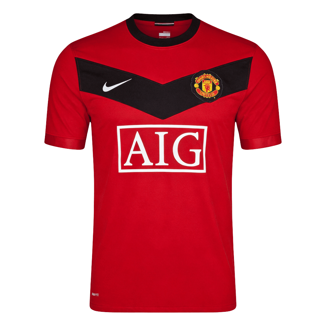 Manchester United 2009/10 Koti Retro-pelipaita Miesten